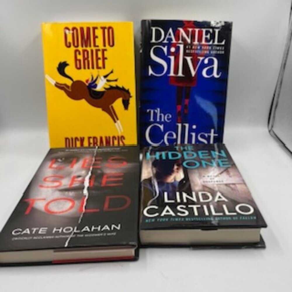 Novels Set Of 4 Books By Various Authors Hardbacks‎